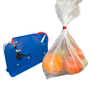 Racionador para cerrar bolsas