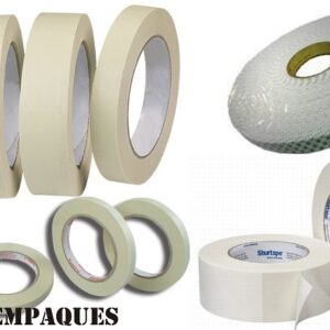 Cintas adhesivas de papel , enmascarar, cintas doble faz